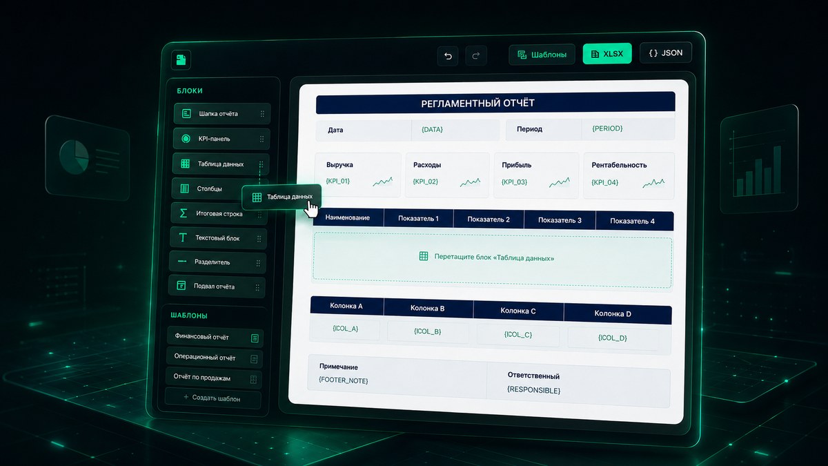 Report Builder — конструктор регламентных отчётов FatData